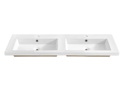 Doble lavabo de cerámica Lavabo encimera de cerámica
