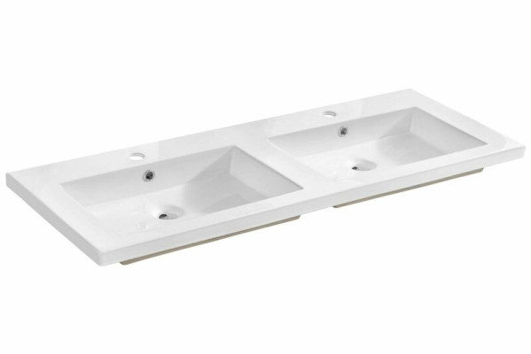 Doble lavabo de cerámica Lavabo encimera de cerámica