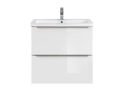 Juego de muebles de baño de 60 cm Lavabo con mueble base Decorativo Moderno Lavamanos