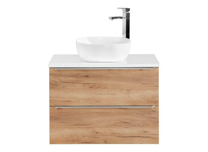 Mueble bajo lavamanos de baño con lavabos de lujo.