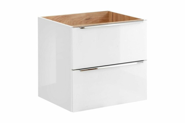 Mueble de baño de 60 cm con lavabo y armario bajo el lavamanos