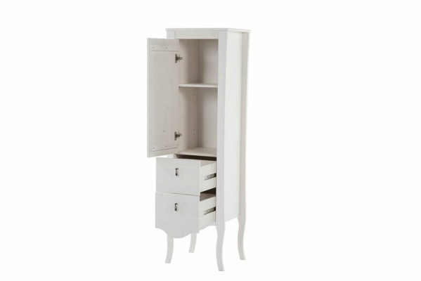 Mueble de baño Armario de baño de madera Armario alto blanco Armario de baño