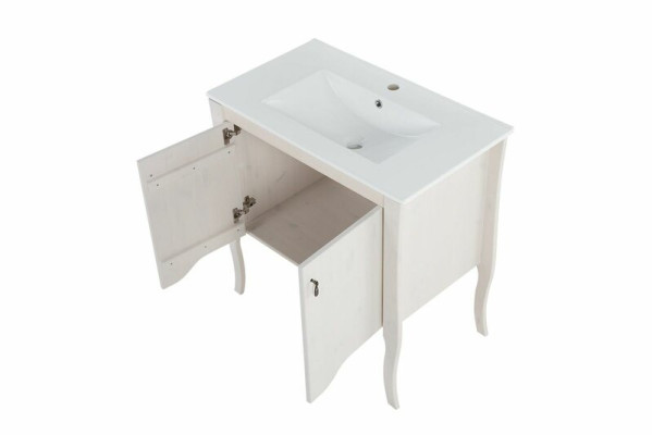 Lavabo armario estantería gabinetes 79 cm lavabo tocador