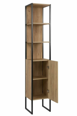 Armario de baño decorativo estante alto, mueble de baño, estanterías de baño.