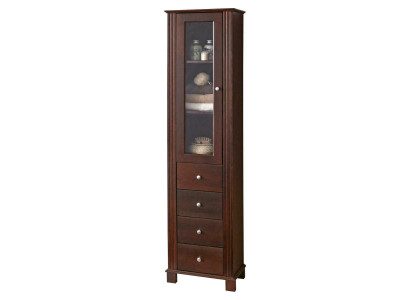 Armario de baño de alta calidad Armario alto Muebles de baño de madera decorativos de lujo