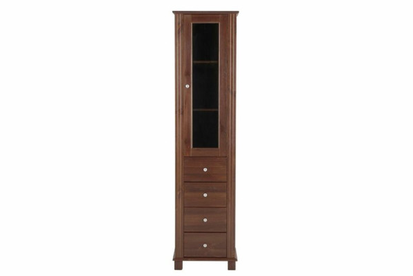 Armario de baño de alta calidad Armario alto Muebles de baño de madera decorativos de lujo