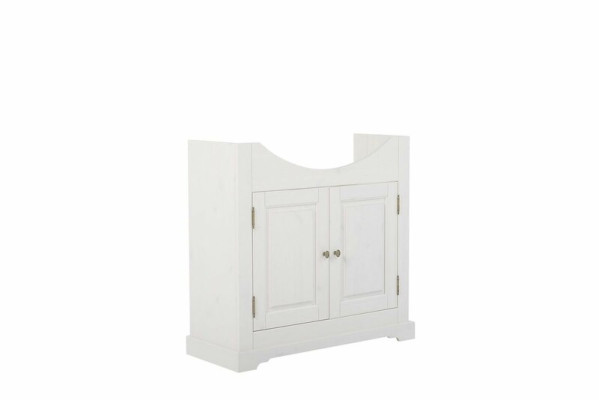 Lavamanos de calidad de lujo con armario, lavabo y lavatorio de casa de campo de 85x35x81.