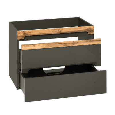 Mueble de baño conjunto de 80cm Lavabo con armario Moderno Lavabo decorativo