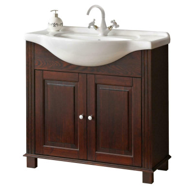 Muebles de baño Lavabo Estilo antiguo Fregadero con armario estilo rústico