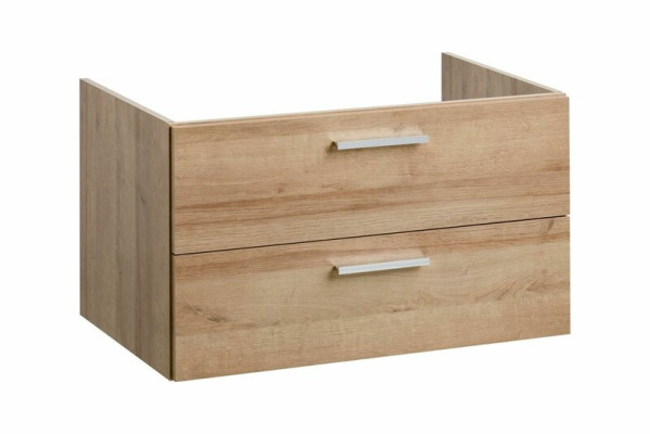 Mueble de baño de 80 cm con lavabo y mueble inferior moderno decorativo para lavamanos.