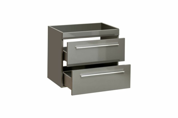 Lavabo con mueble gris de lavabo de alta calidad.