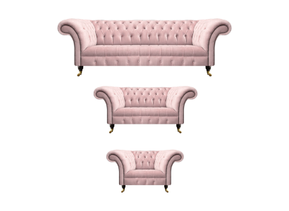 Conjunto completo de lujo para sala de estar nuevo sillones sofás Chesterfield muebles tapizados