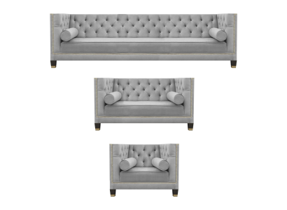 Conjunto de sofás, sofás de diseño, sofá, sala de estar, lujo 4+2+1 juego de sofás