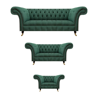 Conjunto de sala de estar 3 piezas juego de sofás de lujo nuevos muebles tapizados textil