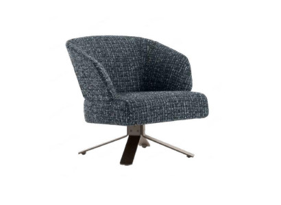 Sillón de lujo Sillón ergonómico de salón Tapizado diseño moderno