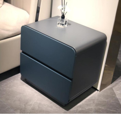 Conjunto de dormitorio Muebles de lujo Cama Mesillas de noche Camas dobles Estructura de cama