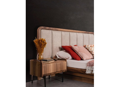 Mesitas de noche de lujo mesas de madera mobiliario de dormitorio decoración