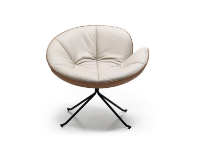 Sillón de diseño para sala de estar, tapizado de madera de un asiento moderno blanco nuevo