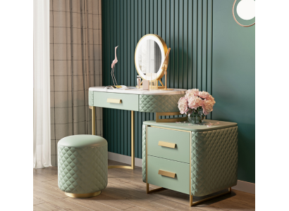 Mesa de maquillaje Diseños Mesas Cosmético Tocador Espejo Consola Dormitorio