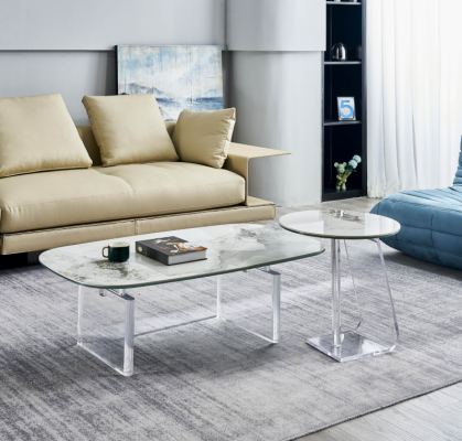Mesa de centro de lujo mesa auxiliar muebles modernos diseño de sala de estar nuevo