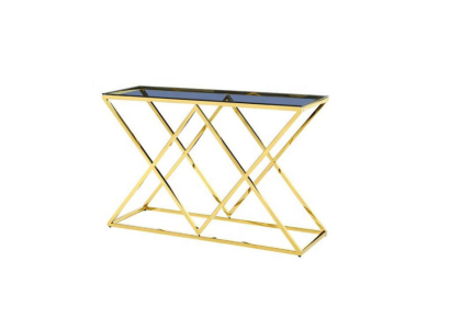 Mesa de consola, mesa de diseñador, mesa de sala de estar, muebles de lujo, mesa auxiliar