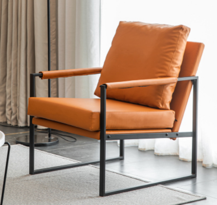 Silla de diseño lujo tapizado lujo sala de estar club mobiliario