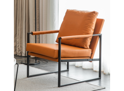 Silla de diseño lujo tapizado lujo sala de estar club mobiliario