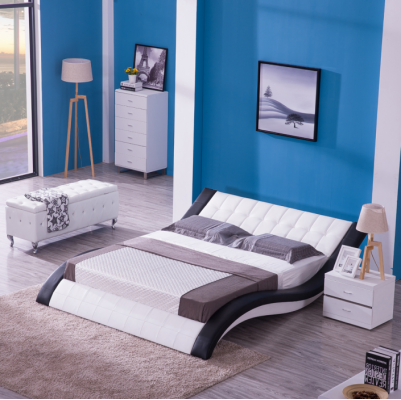 Cama cama acolchada moderna doble dormitorio cama matrimonial camas