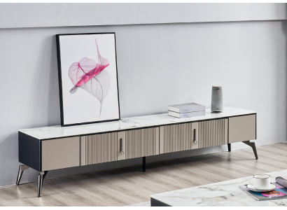 Aparador bajo de salón, mueble de madera, armario para televisión nuevo.