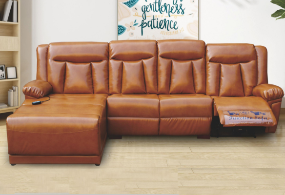 Sofá en forma de L de diseño moderno y relajante, sofá de esquina, tapizado de lujo, nuevo.