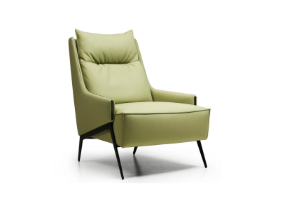 Sillón de sala de estar 1 asiento sofá cojín lujo textil diseño muebles de madera