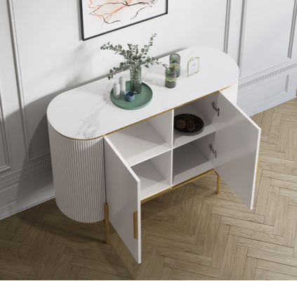 Cómoda de diseñador Aparador Armario Moderno Cómodas Sala de estar Madera Nuevo