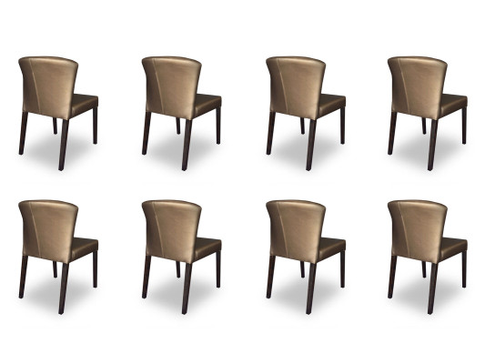 8 sillas silla tapizada diseño conjunto de reposabrazos silla completa moderno set nuevo