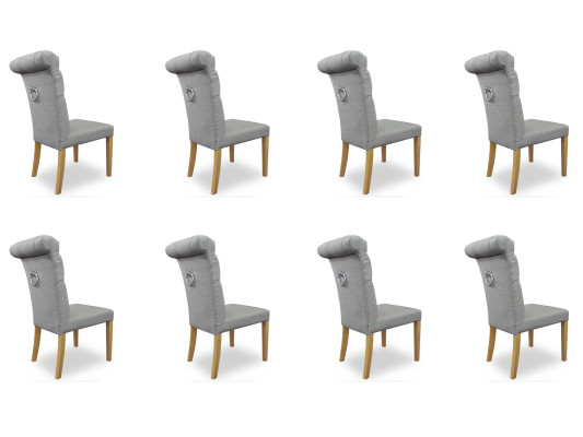 8 sillas silla acolchada diseño lounge club asiento respaldo juego de sillones sillón lujo nuevo.