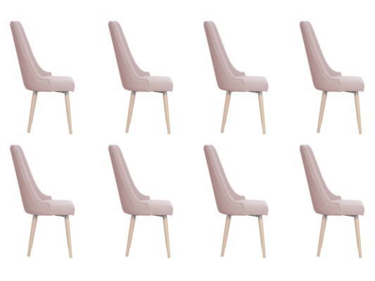 8 sillas Silla Acolchado Diseño moderno Juego de apoyabrazos Sofá Sillón Totalmente nuevo