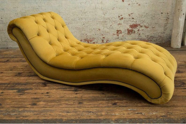 Sofá Chaise Longue Chesterfield Club Relax de Cuero