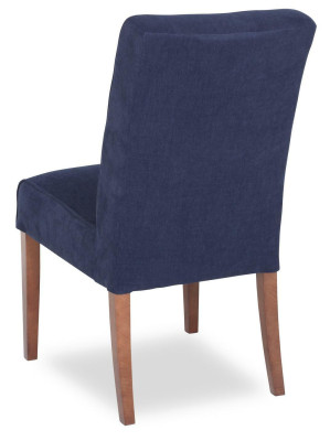 Chesterfield Sillón Tapizado Silla Asiento Tela Terciopelo Sillas Madera Real