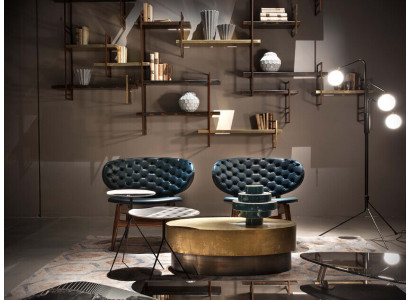 Silla de diseño de lujo para el club lounge Relax Chesterfield TV sillon de respaldo nuevo