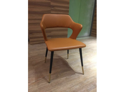 Diseño de sillón de metal acolchado, sillón lounge de club, asiento de relajación de lujo para habitación de espera, nuevo.