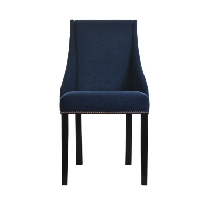 Silla de diseñador Chesterfield sillón tapizado sillas de comedor y sala de estar de gastronomía.