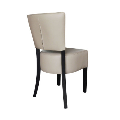 Silla de diseñador lujosa sillón tapizado sillas respaldo asiento comedor sala de estar.