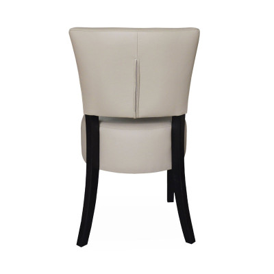 Silla de diseñador lujosa sillón tapizado sillas respaldo asiento comedor sala de estar.