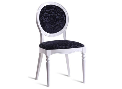 Diseño de silla tapizada Royal Silla de comedor estilo barroco Silla de oficina Silla