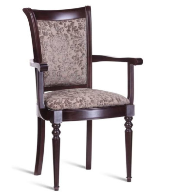 SILLA DE RESPALDO CLÁSICA DE MADERA MACIZA SILLA DE COMEDOR CLÁSICA MARRÓN SILLA DE OFICINA