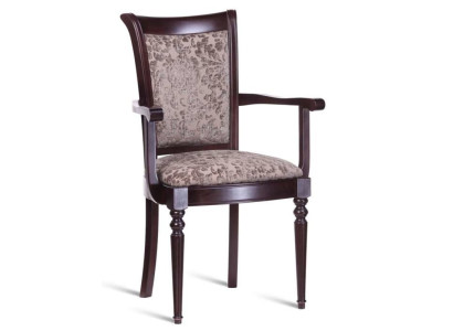 SILLA DE RESPALDO CLÁSICA DE MADERA MACIZA SILLA DE COMEDOR CLÁSICA MARRÓN SILLA DE OFICINA