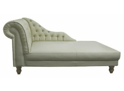 NAPOLEON Chesterfield Chaiselounge Diván Sofá Sofá de cuero Textil