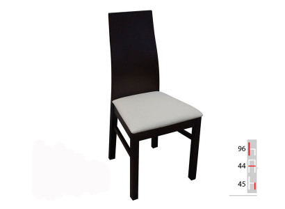 MADERA MACIZA NEGRO SILLA MODERNA SILLA DE DISEÑO PARA COMEDOR COCINA DECORATIVA