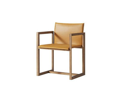Silla 1x Comedor Tapizada Silla Salón de TV Lounge Club Cuero Textil Asiento Sillón
