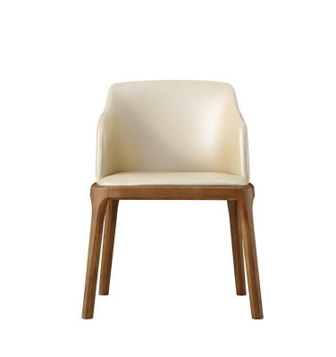Silla 1x Comedor Silla Tapizada Butaca Sillón Salón Club Tela Asiento Cuero