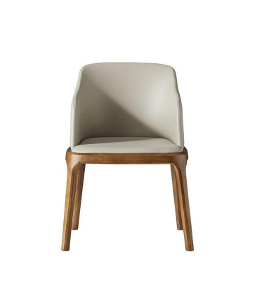 Silla 1x Comedor Silla Tapizada Butaca Sillón Salón Club Tela Asiento Cuero